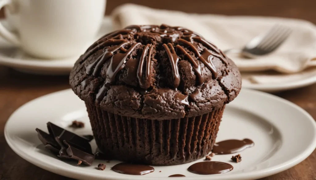 muffin chocolat moelleux américain