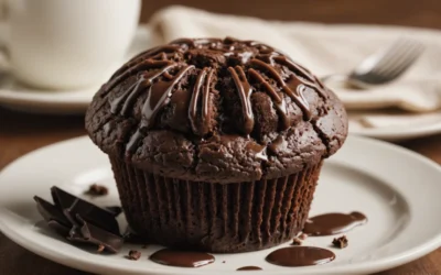 Muffin au chocolat moelleux américain, douceur exquise pour épater vos papilles