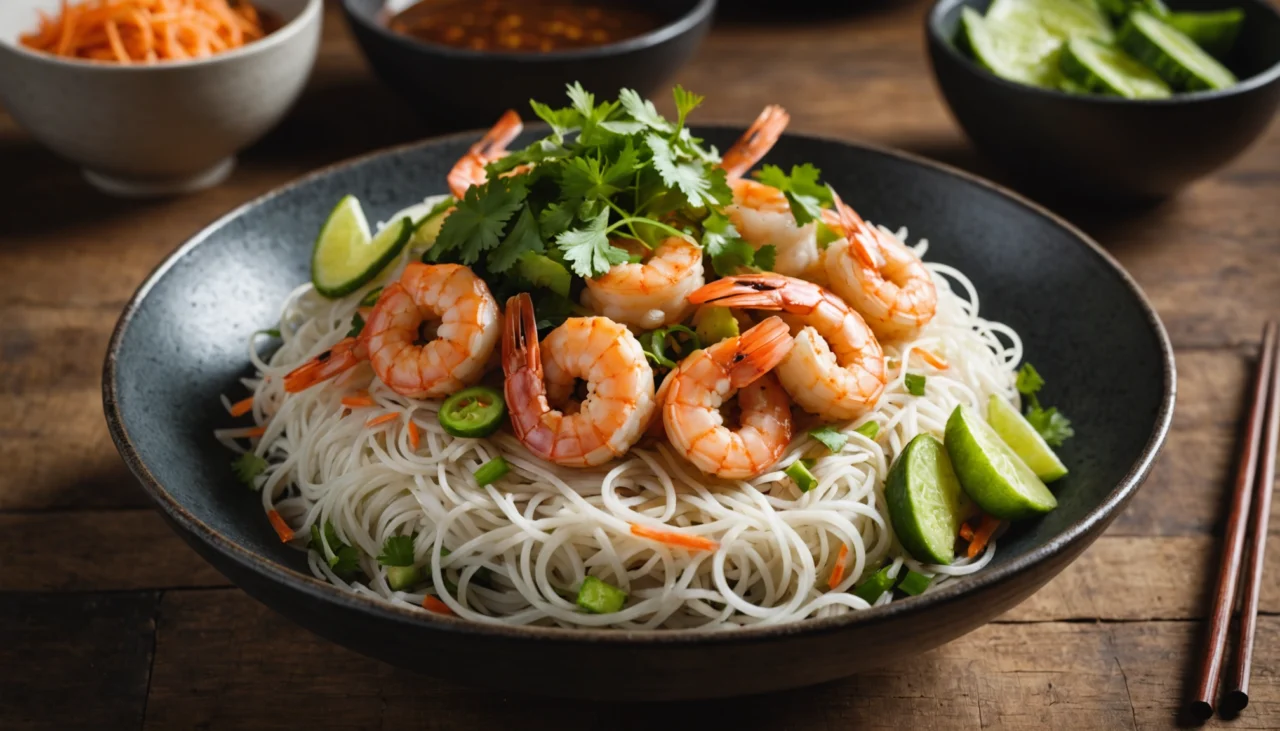 recette bo bun crevettes